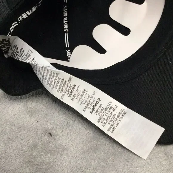 NWT‎ Disney Parks Star Wars Vintage Action Figures Black Adult Baseball Cap Hat - Picture 5 of 7